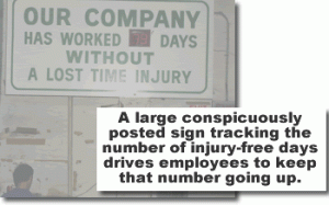 Sign injury-free days